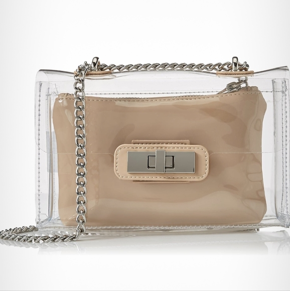 Steve Madden Handbags - Steve Madden BScene Clear Flap Crossbody NWT